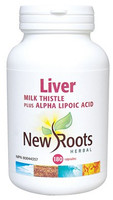 New Roots Liver (Milk Thistle), 180 Capsules | NutriFarm.ca