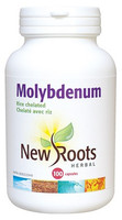 New Roots Molybdenum Rice Chelated 150 mcg, 100 Capsules | NutriFarm.ca