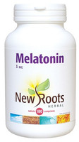 New Roots Melatonin 3 mg, 180 Tablets | NutriFarm.ca