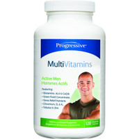 Progressive Multivitamins For Active Men, 120 Vegetable Capsules