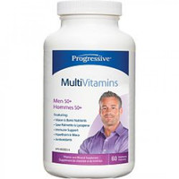 Progressive Multivitimins For Men 50+, 60 Vegetable Capsules | NutriFarm.ca