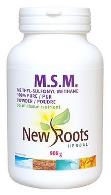New Roots M.S.M. 100% Pure Powder, 900 g | NutriFarm.ca