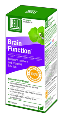 Bell Brain Function  (Formerly Super IQ Brain Function), 60 Capsules | NutriFarm.ca