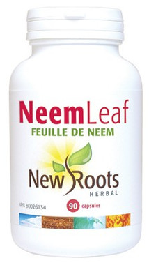 New Roots Neem Leaf 500 mg, 90 Capsules | NutriFarm.ca