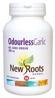 New Roots Odourless Garlic 200 mg, 90 Capsules