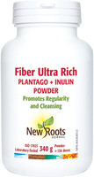 New Roots Fiber Ultra Rich – Plantago + Inulin (Powder), 340 g