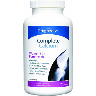 Progressive Complete Calcium for Women 50+, 120 Tablets | NutriFarm.ca