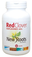 New Roots Red Clover Isoflavones 40%, 60 Capsules | NutriFarm.ca