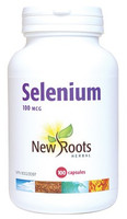 New Roots Selenium 100 mcg, 100 Capsules | NutriFarm.ca