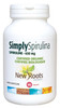 New Roots Simply Spirulina Certified Organic 650 mg, 90 Capsules | NutriFarm.ca