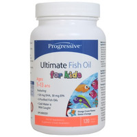 Progressive Ultimate Fish Oils For Kids, 120 Chewable Softgels | NutriFarm.ca