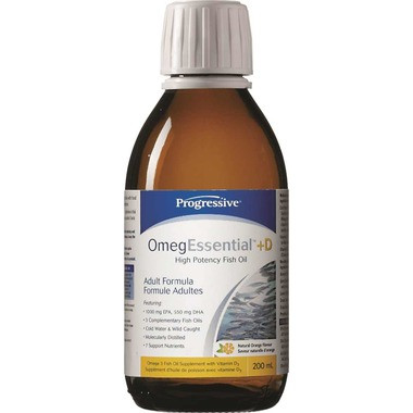Progressive Omegessential +D Orange, 200 ml | NutriFarm.ca
