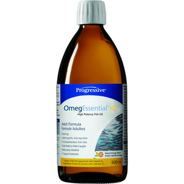 Progressive Omegessential +D Orange, 500 ml | NutriFarm.ca