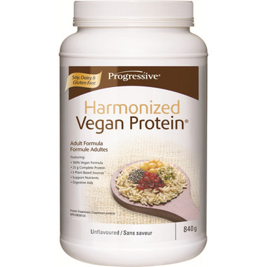 Progressive Harmonized Vegan Protein Unflavoured, 840 g | NutriFarm.ca