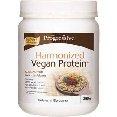 Progressive Harmonized Vegan Protein Unflavoured, 350 g | NutriFarm.ca