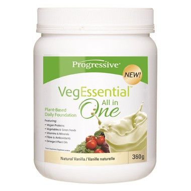 Progressive VegEssential Natural Vanilla, 360 g | NutriFarm.ca