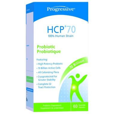 Progressive HCP70- Probiotic, 60 Capsules | NutriFarm.ca