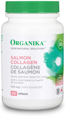 Organika Salmon Collagen, 90 Caps | NutriFarm.ca