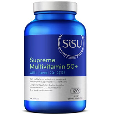 SISU Supreme Multivitamin 50+, 120 Vegetable Capsules | NutriFarm.ca