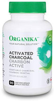 Organika Activated Charcoal, 90 Vegetable Capsules | NutriFarm.ca