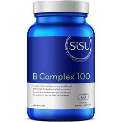 SISU B Complex 100, 60 Vegetable Capsules | NutriFarm.ca