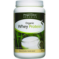 Progressive Organic Whey Protein Natural Vanilla, 640 g | NutriFarm.ca