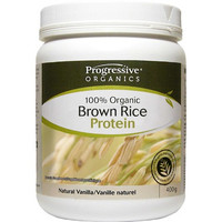 Progressive Organic Brown Rice Protein Natural Vanilla, 400 g | NutriFarm.ca
