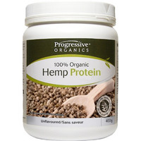 Progressive Organic Hemp Protein Unflavoured, 400 g | NutriFarm.ca