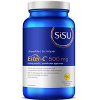 SISU Ester-C 500 mg (Citrus Punch), 90 Chewable Tablets  | NutriFarm.ca