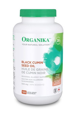 Organika Black Cumin Seed Oil, 120 Softgels | NutriFarm.ca