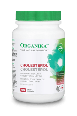 Organika Cholesterol, 90 Tablets | NutriFarm.ca 