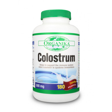 Organika Colostrum, 180 Capsules | NutriFarm.ca