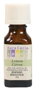 Aura Cacia Lemon Oil, 15 ml | NutriFarm.ca