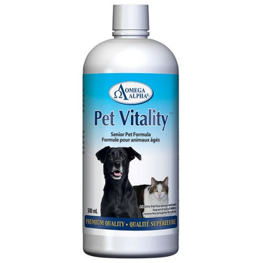 Omega Alpha Pet Vitality, 500 ml | NutriFarm.ca