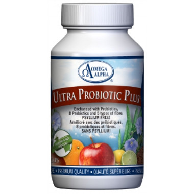 Omega Alpha Ultra Probiotic Plus, 60 Vegetable Capsules | Nutrifarm.ca