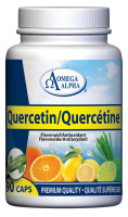 Omega Alpha Quercetin, 90 Vegetable Capsules | Nutrifarm.ca