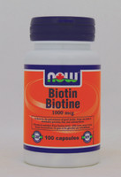 NOW Biotin 1000 mcg, 100 Capsules | NutriFarm.ca