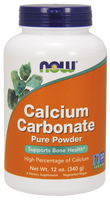 NOW Calcium Carbonate Powder, 340 g | NutriFarm.ca