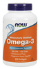 NOW Omega-3 1000 mg, 200 Softgels | NutriFarm.ca