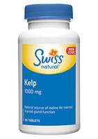 Swiss Natural Kelp 1000 mg, 180 Tablets | NutriFarm.ca