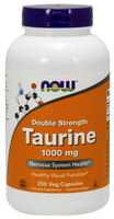 NOW Taurine 1000 mg, 100 Vegetable Capsules | NutriFarm.ca