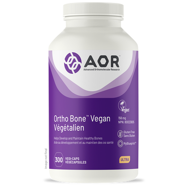 AOR Ortho Bone Vegan, 300 Vegetable Capsules | NutriFarm.ca