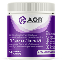 AOR UTI Cleanse Now With Cranberry, 55 g Powder | NutriFarm.ca