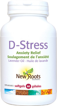 New Roots D-Stress, 60 Capsules | NutriFarm.ca