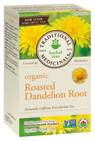 Traditional Medicinals Organic Roasted Dandelion Root, 20 bags | NutriFarm.ca