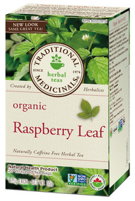 Traditional Medicinals Organic Raspberry Leaf Tea, 20 bags | NutriFarm.ca