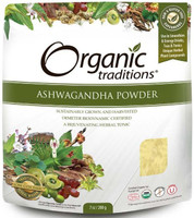Organic Traditions Ashwagandha Powder, 200 g | NutriFarm.ca
