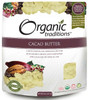 Organic Traditions Cacao Butter, 227 g | NutriFarm.ca