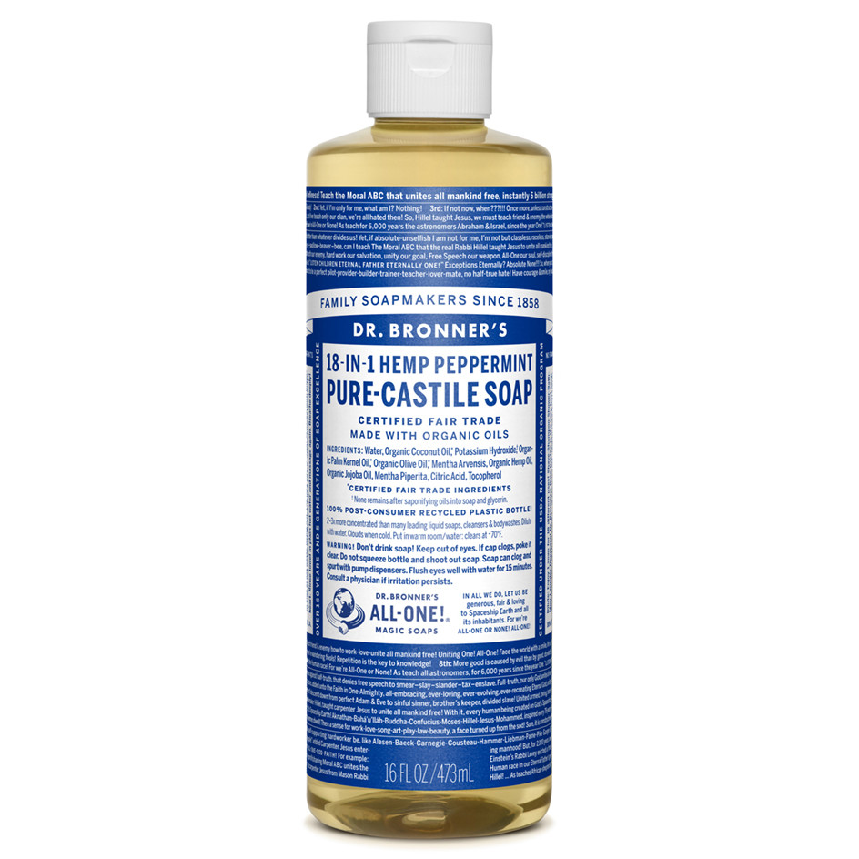 dr bronner peppermint soap dries out dog coat