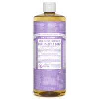 Dr. Bronner's Organic Lavender Oil Castile Liquid Soap, 946 ml | NutriFarm.ca